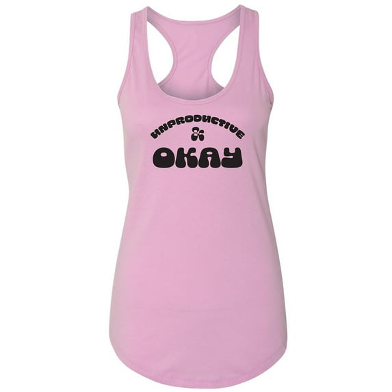 Unproductive & Okay Racerback Tank