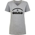 thumbnail image 1 of Unproductive & Okay Womens V-Neck T-Shirt, 1 of 3