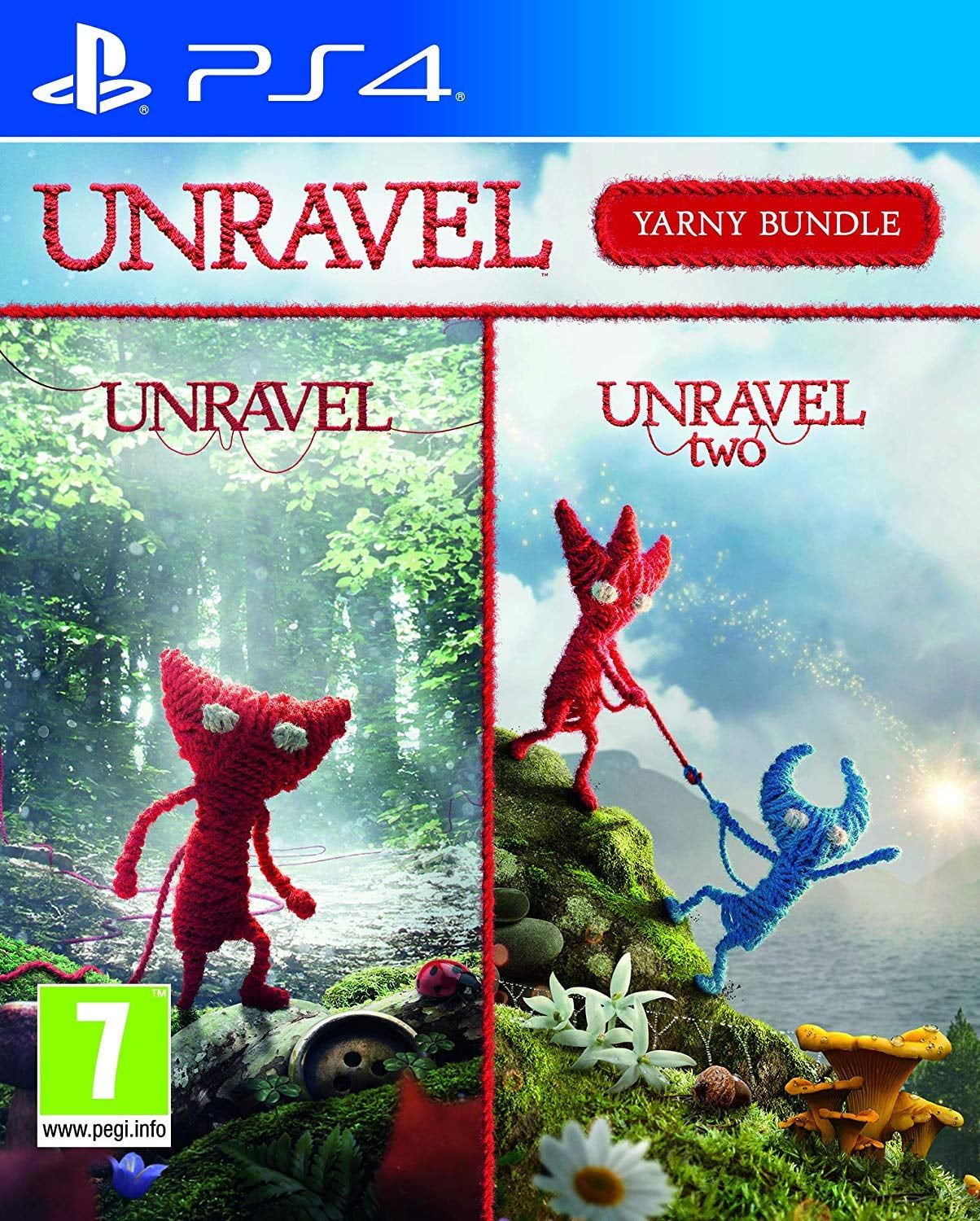 Unravel & Unravel 2: The Yarny Bundle (PS4 Playstation 4) 2 Adventures to  Enjoy! 