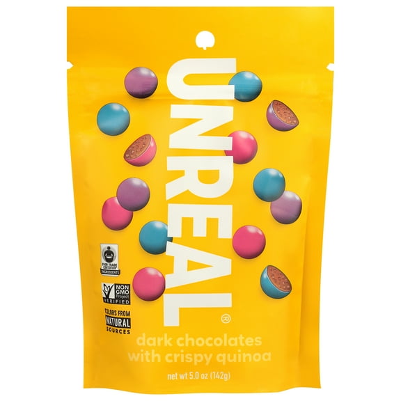 Unreal Chocolate Dark Crispy Quinoa 5 oz (Pack Of 6)