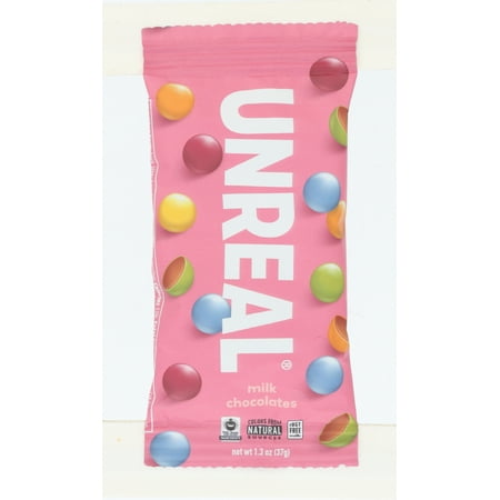 Unreal Chocolate Gems Milk Chocolate, 1.3 Oz