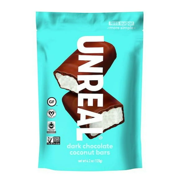 Unreal Dark Chocolate Coconut Bar, 4.2 Ounce -- 6 per case.