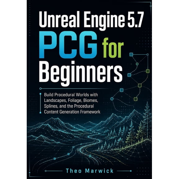 Unreal Engine 5.7 PCG for Beginners: Build Procedural Worlds with Landscapes, Foliage, Biomes, Splines, and the Procedur, (Paperback)