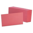 thumbnail image 1 of Oxford 7320 CHE 3 in. x 5 in. Unruled Index Cards - Cherry (100/Pack), 1 of 3