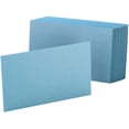 thumbnail image 1 of Unruled Index Cards, 4 X 6, Blue, 100/pack | Bundle of 5 Packs, 1 of 7