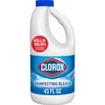 thumbnail image 1 of Unscented Disinfecting Liquid Bleach - 43 fl oz: Household, Phosphate-Free, Washing Machine Use, 1 of 5