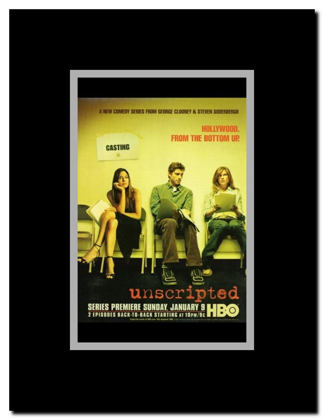 Unscripted Framed Movie Poster