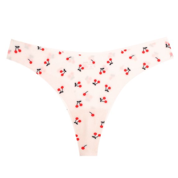 Unseamed G-string Thongs Women Not Show Thong Underwear Stretch Breathable Low Rise Bikinis Underwear T Back Panties