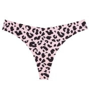 Unseamed G-string Thongs Women Not Show Thong Underwear Stretch Breathable Low Rise Bikinis Underwear T Back Panties