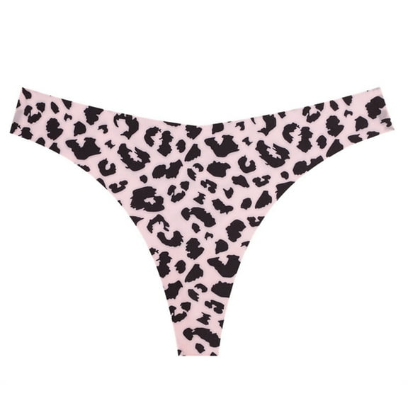 Unseamed G-string Thongs Women Not Show Thong Underwear Stretch Breathable Low Rise Bikinis Underwear T Back Panties