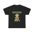 thumbnail image 1 of Unserious Sloth on Turtle Unisex Heavy Cotton Tee, 1 of 4