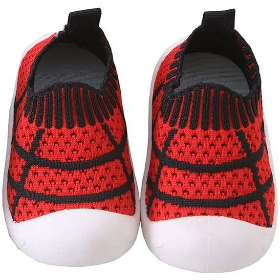 Unsex Baby First Walking Shoes boy Girl Infant No-Sliper Lightweight Sneakers,6 12 18 24 36 Months Toddler Protect Toes Sock Shoes