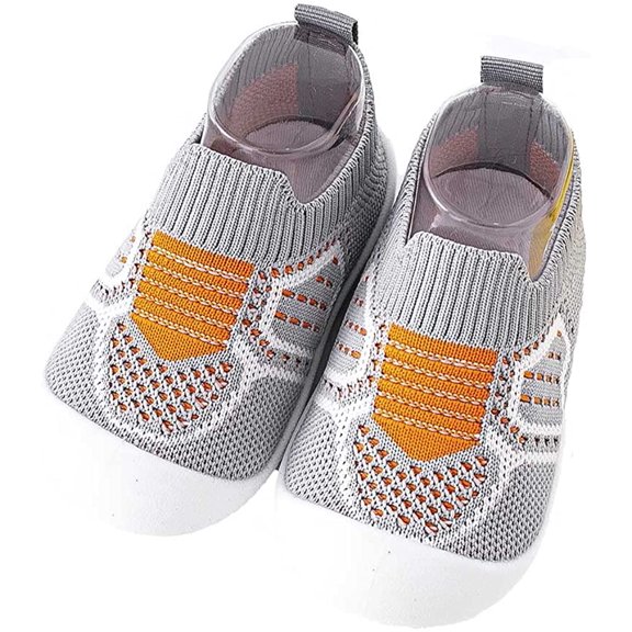 Unsex Baby First Walking Shoes boy Girl Infant No-Sliper Lightweight Sneakers,6 12 18 24 36 Months Toddler Protect Toes Sock Shoes