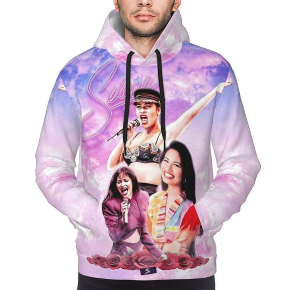 Unsiex Selena Quintanilla Hoodie Cartoon Pullover Hoodies 3D Graphic Hooded Sweatshirts For Men Women