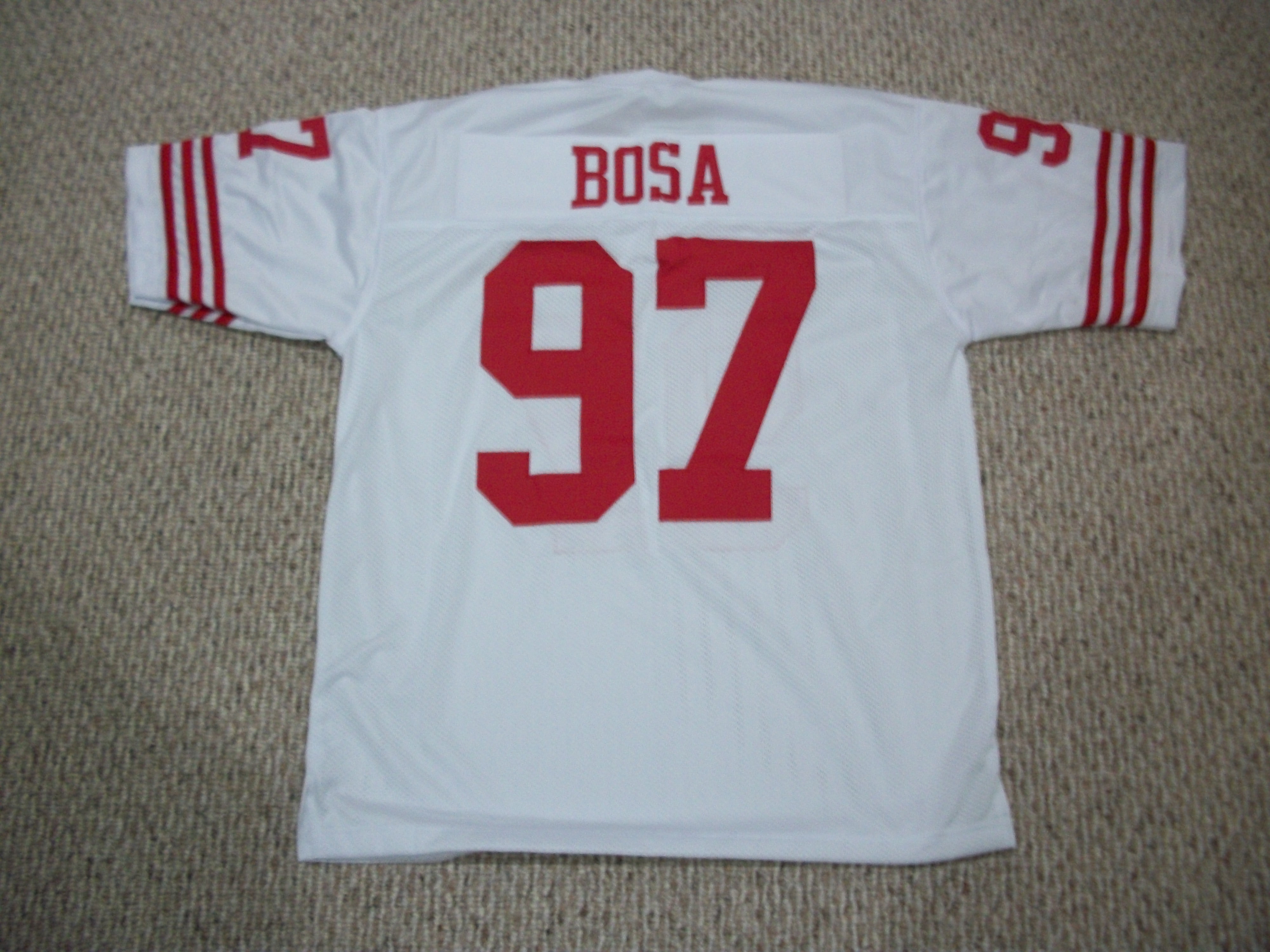 Nike San Francisco 49ers No97 Nick Bosa White Youth Stitched NFL Vapor Untouchable Limited Jersey