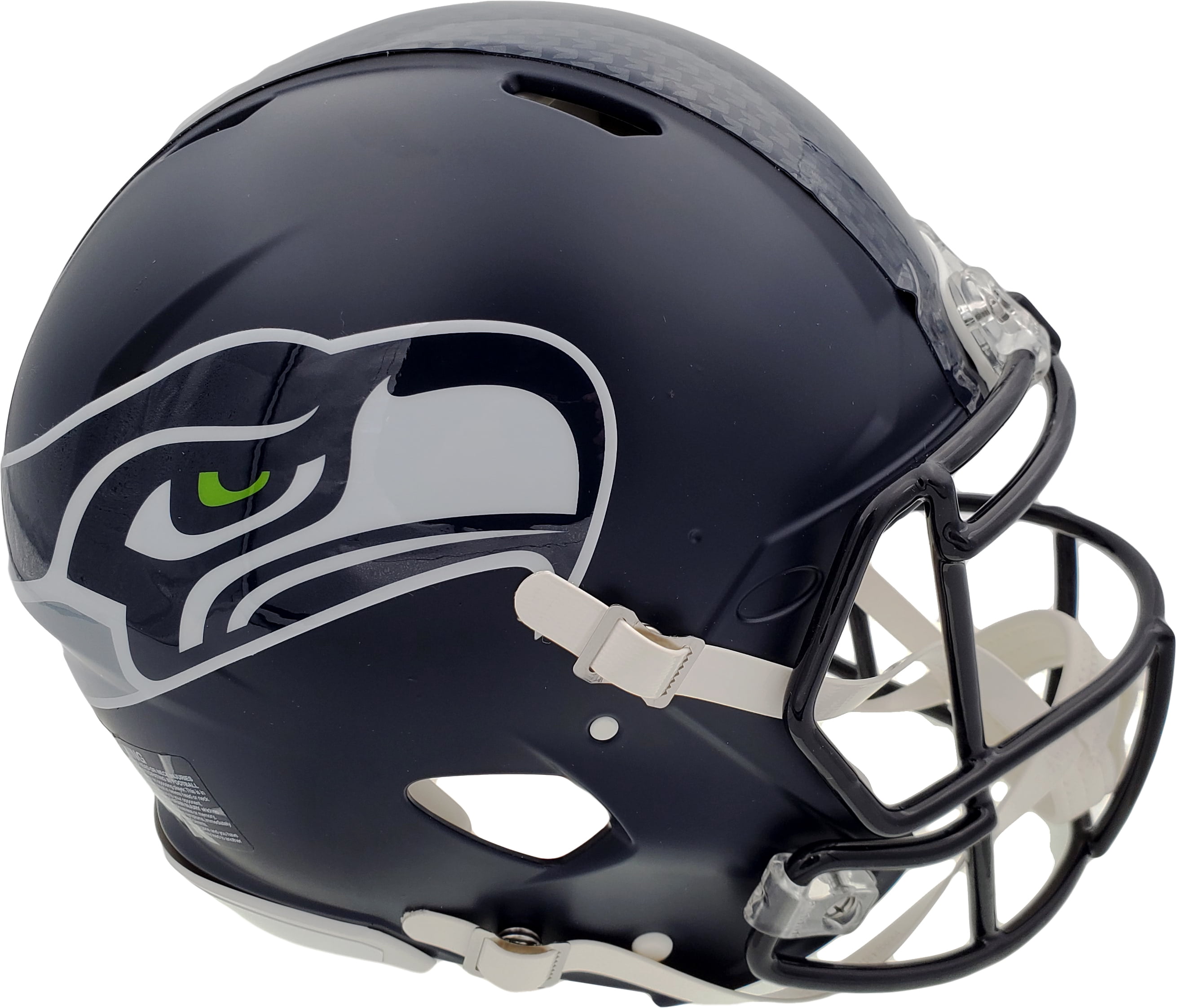Unsigned Seattle Seahawks Blue Auth Speed Full Size Helmet 185356