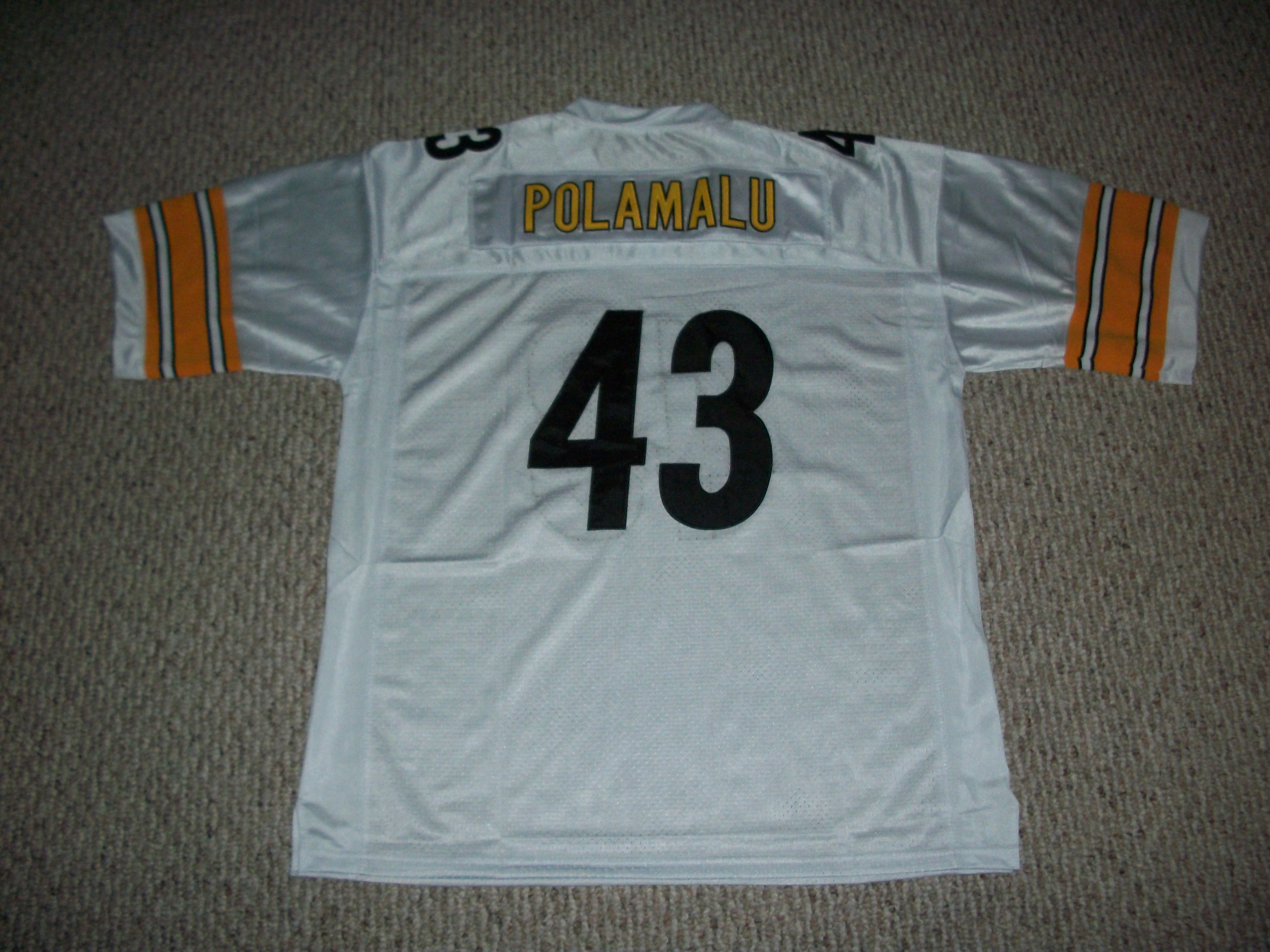 Nike Pittsburgh Steelers No43 Troy Polamalu Black Youth Stitched NFL Limited 2016 Salute to Service Jersey