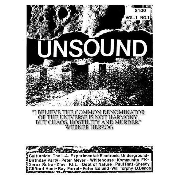 Unsound: Unsound, Volume 1, #1 (Paperback)