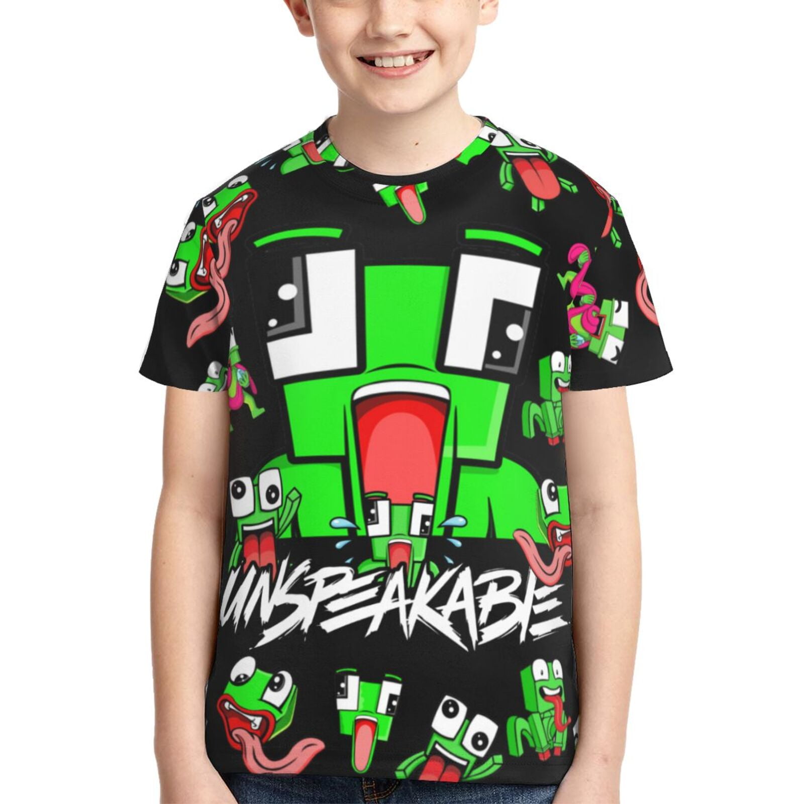 Unspeakable Frog T-Shirts 3D Printed Summer Shirt Short Sleeve Cartoon ...