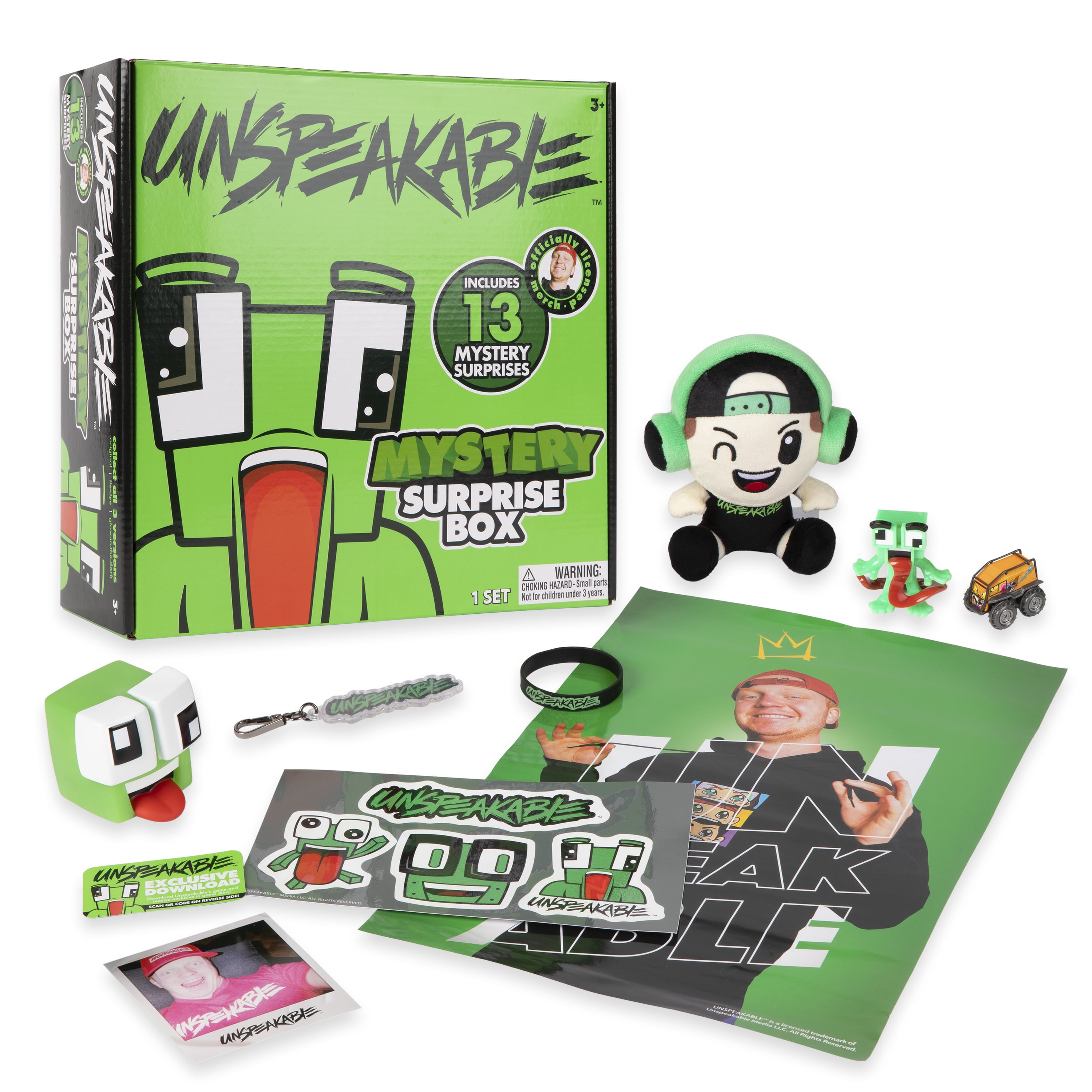 Unspeakable Mystery Surprise Box with 13 Unique Items, Giant