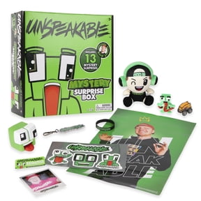 Unspeakable Mystery Surprise Box with 13 Unique Items, Giant Mystery Unboxing, 1 of 3 Variants, Challenge YouTube Channel, Official Unspeakable Merch