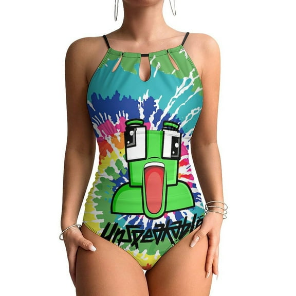 Unspeeakable Women's cross-back one-piece swimsuit S