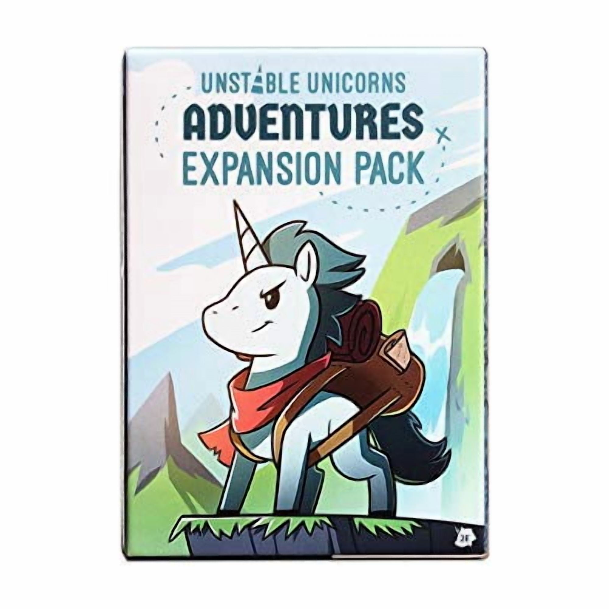 TeeTurtle Unstable Unicorns Adventures Expansion Pack - Designed to be Added to Your Unstable Unicorns Card Game (TEE4893UUEXP1) Adventure Expansion Pack