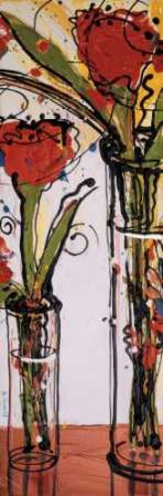 Unstill Life #36 Canvas Art - Sue Averell (8 x 24)