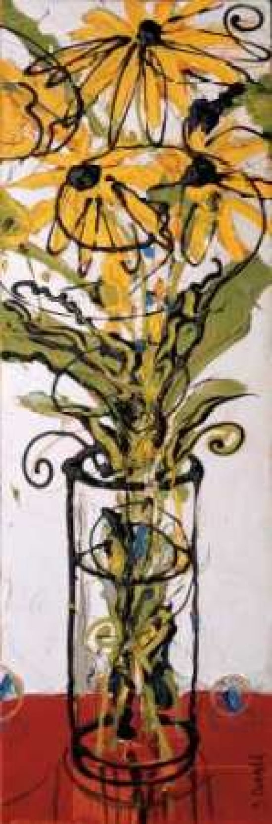 Unstill Life #45 Canvas Art - Sue Averell (8 x 24)