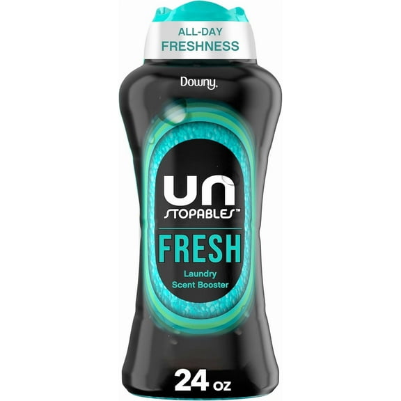 Unstopables In Wash Scent Booster Beads, Fresh Scent, 24 oz, Laundry Beads for odor Protection, Scent Booster Beads, Laundry Scent Boosters