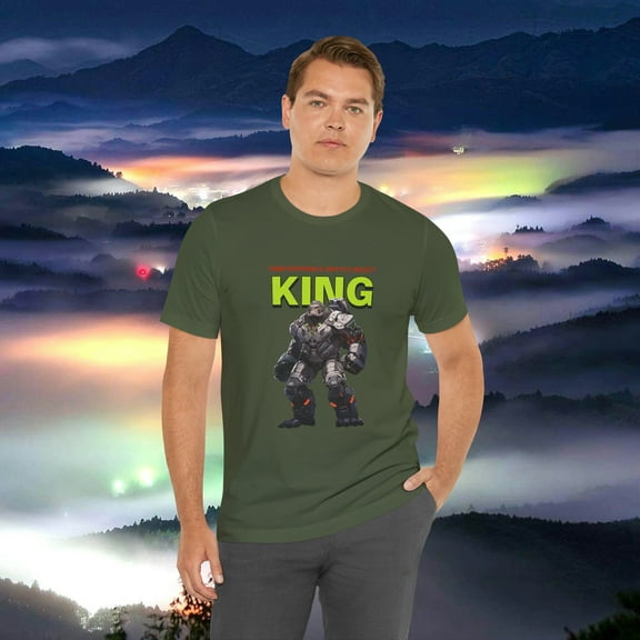 Unstoppable Battle Beast Superhero KING Unisex Jersey Short Sleeve T-Shirt