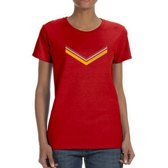 Unstoppable Slogan Shaped T-Shirt Women -Image by Shutterstock, Female Small