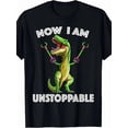 thumbnail image 1 of Unstoppable T Rex Funny Dinosaur Humor Gift Quote Unisex T-Shirt up to size 5XL, 1 of 2