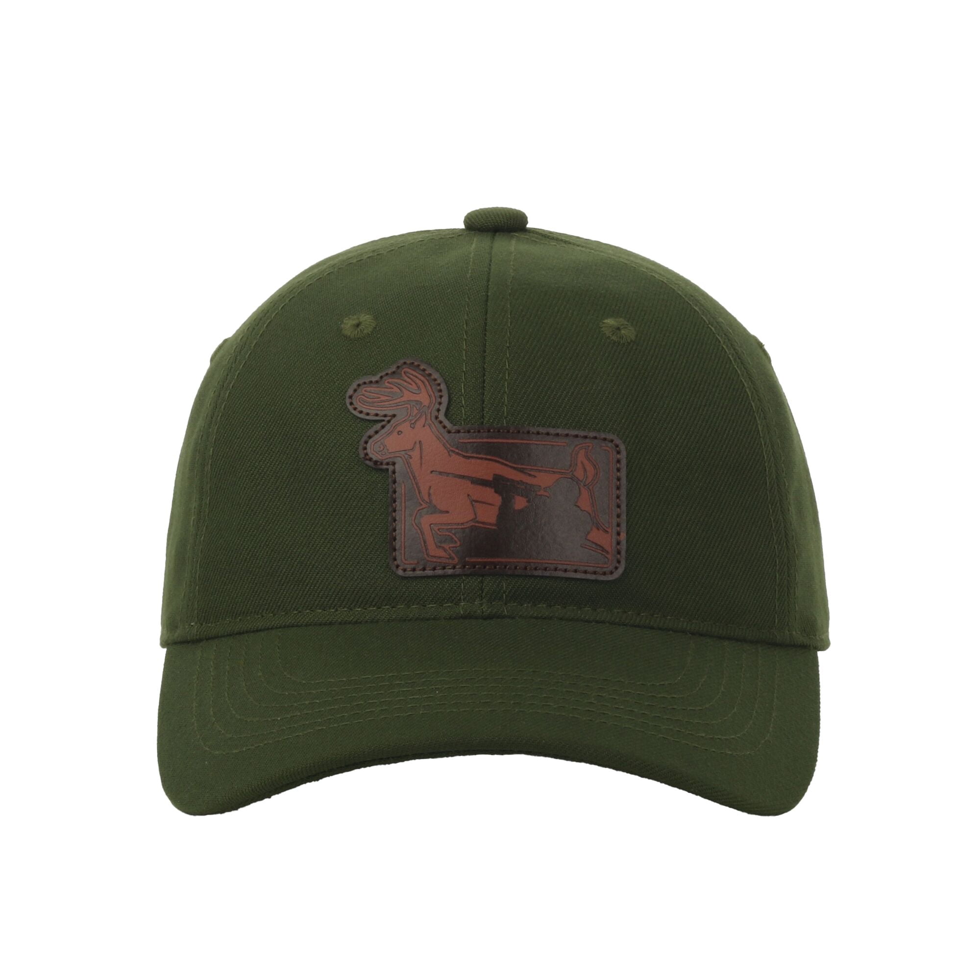 Outdoor Cap Leather Patch Dad Hat – Unstructured Low Profile, Tuck Closure, One Size