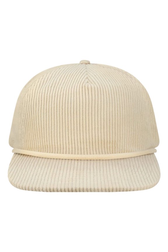 Locale WILSON Unstructured with Rope Cap-Ivory Corduroy