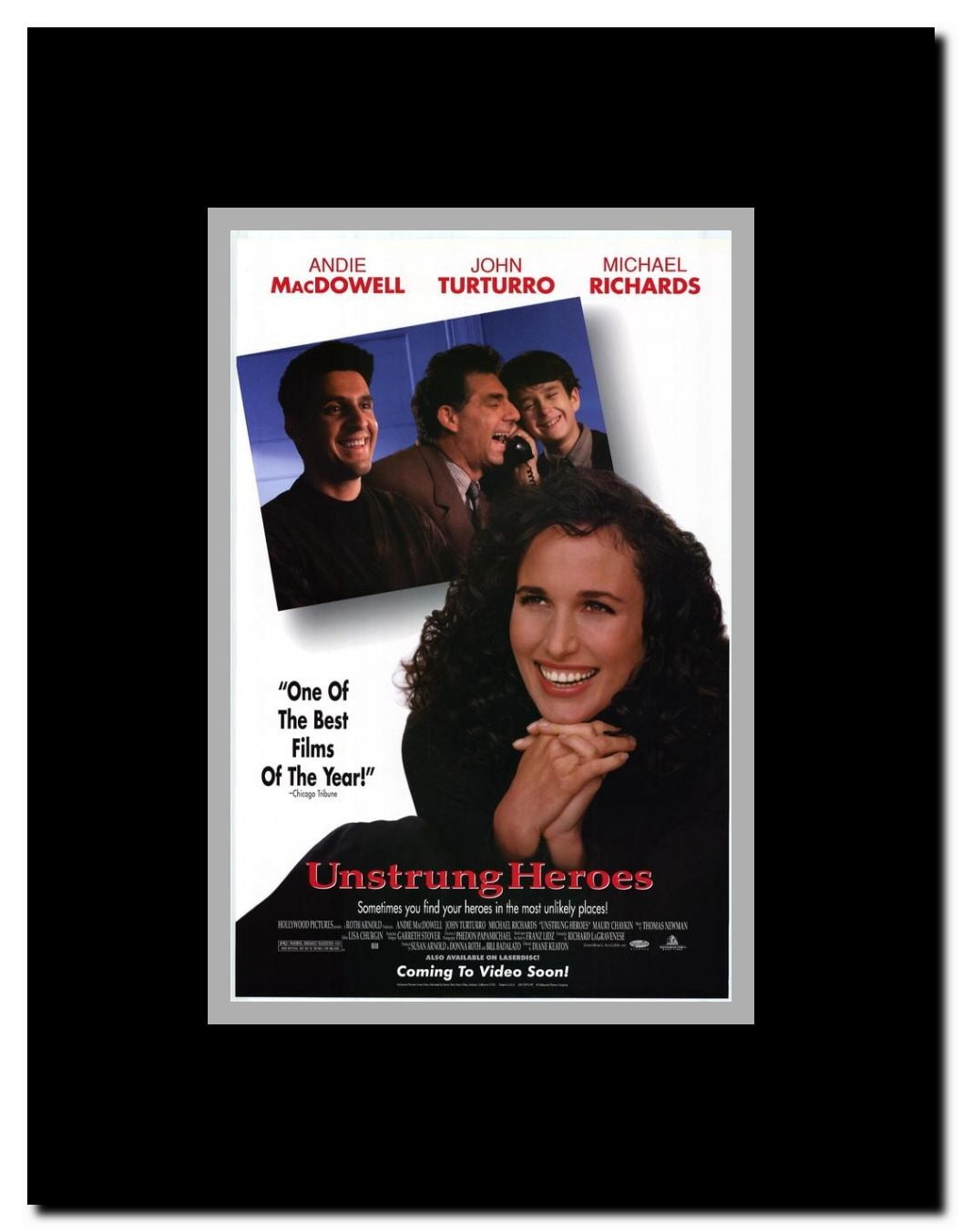 Unstrung Heroes Framed Movie Poster