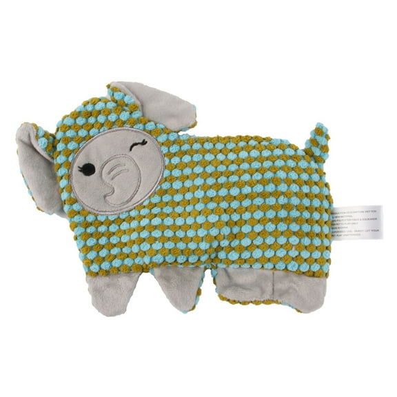 Unstuffed Dog Toy Crinkle & Squeak Plush Interactive Pet Chew Toy