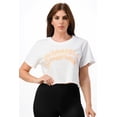 thumbnail image 1 of Untamable Orange Rhinestone Crop Top, 1 of 3