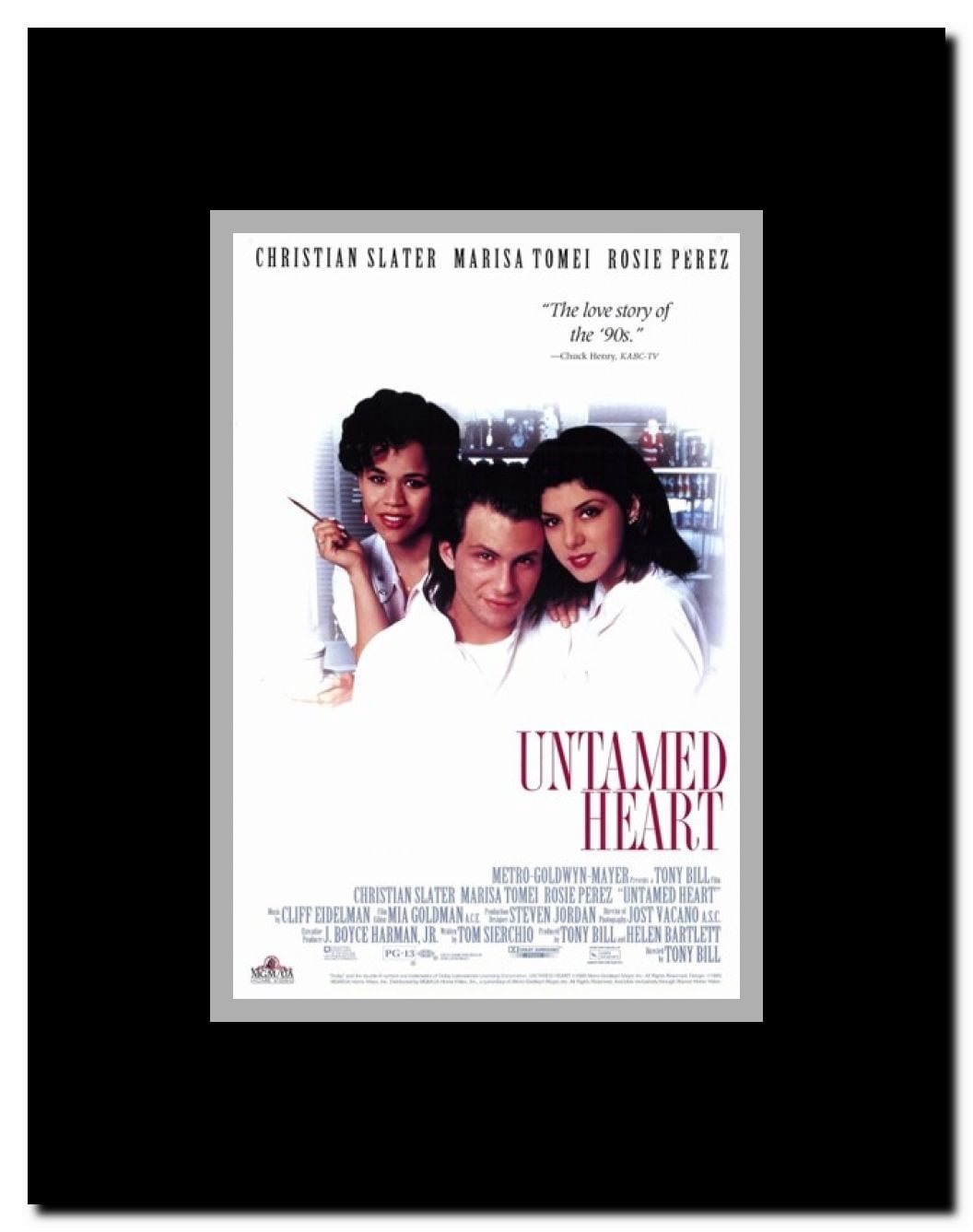 Untamed Heart Framed Movie Poster
