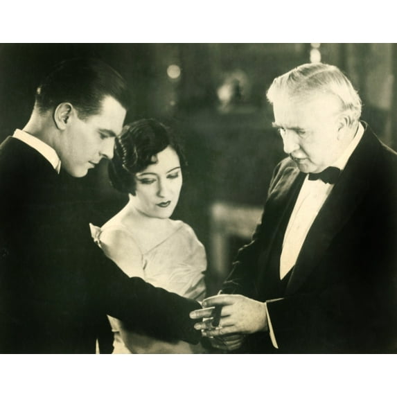 Untamed Lady L-R: Lawrence Gray Gloria Swanson Joseph W. Smiley 1926. Photo Print (28 x 22)