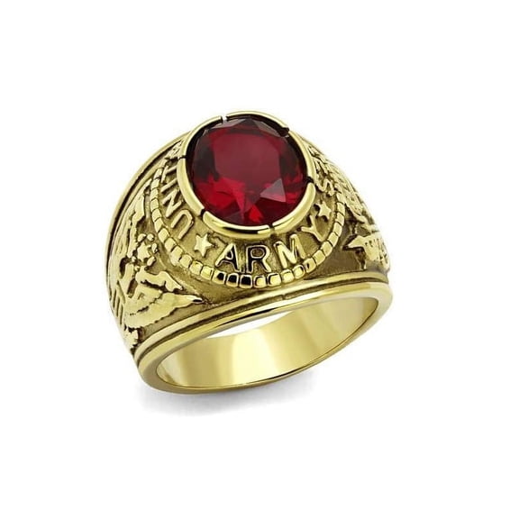 Untamed Pack Army Ring-Unisex, Stainless Steel, Gold Plated or Black