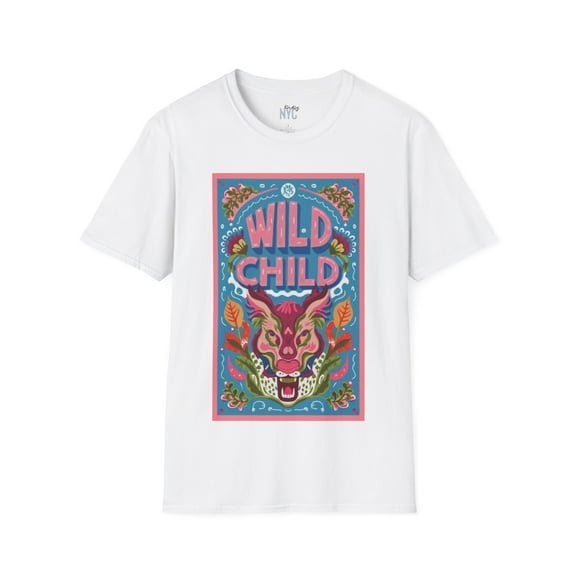 Untamed Spirit Graphic Tee: Wild Child Edition - Unisex Soft style T-Shirt