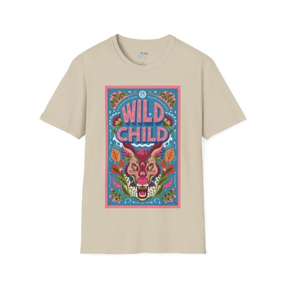 Untamed Spirit Graphic Tee: Wild Child Edition - Unisex Soft style T-Shirt