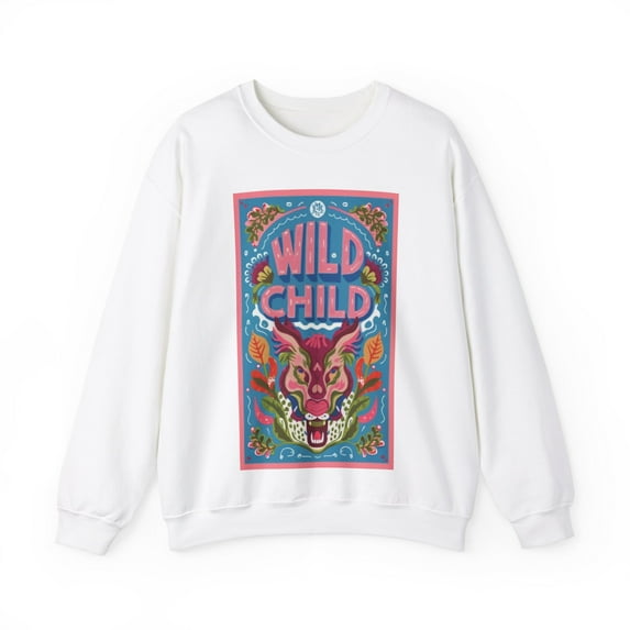 Untamed Spirit Graphic: Wild Child Edition Crewneck Sweatshirt