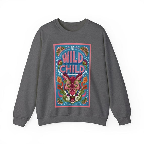 Untamed Spirit Graphic: Wild Child Edition Crewneck Sweatshirt