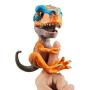 Untamed t-rex by fingerlings scratch orange - interactive collectible dinosaur - by wowwee