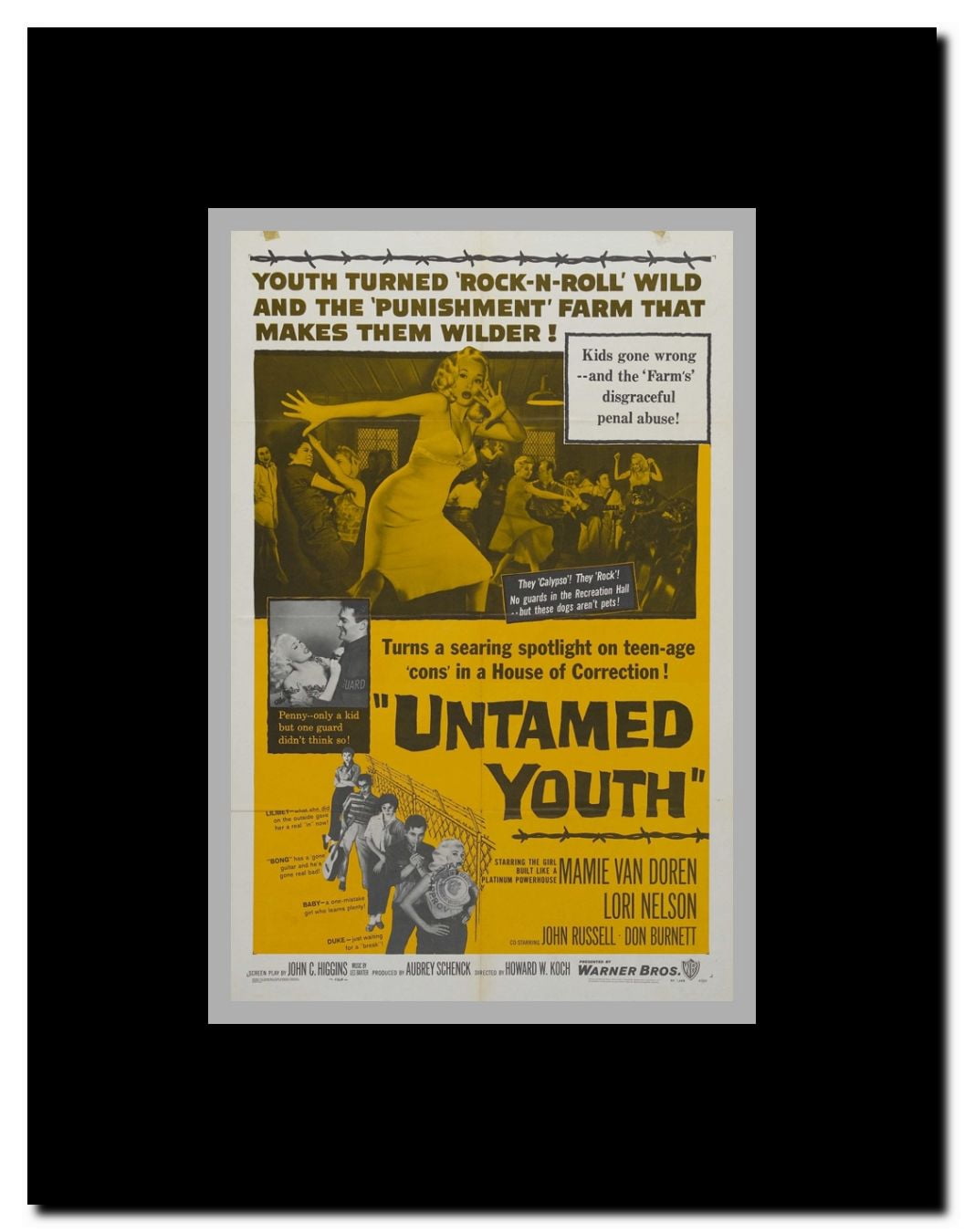 Untamed Youth Framed Movie Poster