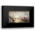 thumbnail image 1 of Unterberger, Franz Richard 14x10 Black Modern Framed Museum Art Print Titled - The Pool of London, 1 of 5