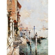 Unterberger Venice Grand Canal San Giorgio Painting Extra Large XL Wall Art Poster Print