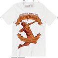 thumbnail image 1 of Unterschatze Niemals Eine Alten Man Der Badminton Spielt Men's T-Shirt, 1 of 4